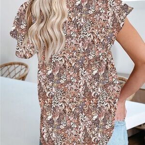 Floral Print Women's Top
